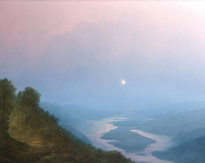 Luna sobre río Napo